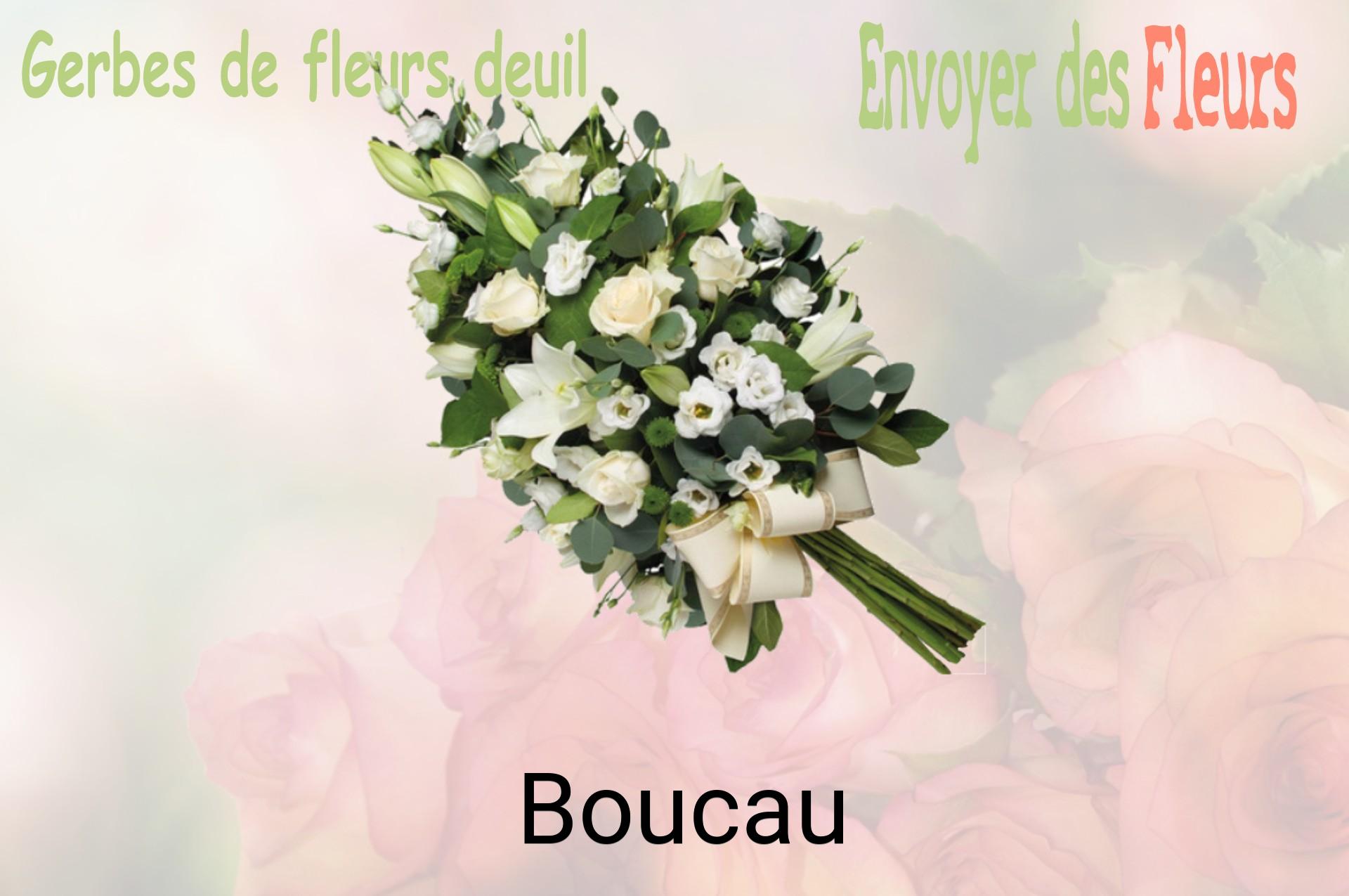 Gerbe de fleurs de deuil livrée à Boucau